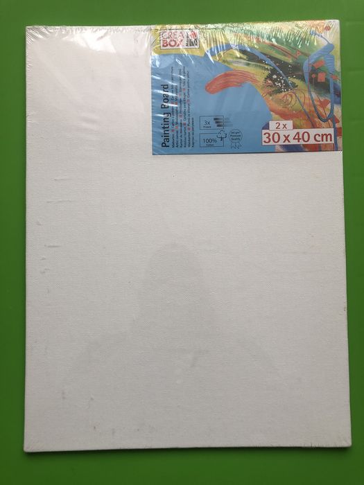 Полотно бавовняне для малювання  30х40см 2 шт. Maribu.