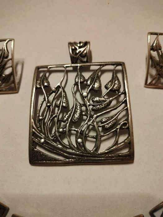 Duży zestaw biżuterii srebro 925