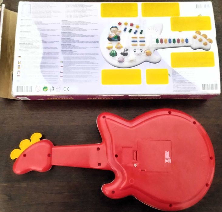 Brinquedo Criança Musical Guitarra Pilhas Embalagem Original