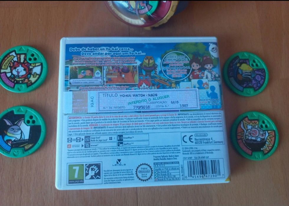 Jogo para Nintendo 3DS + Relógio Yo-Kai Watch
