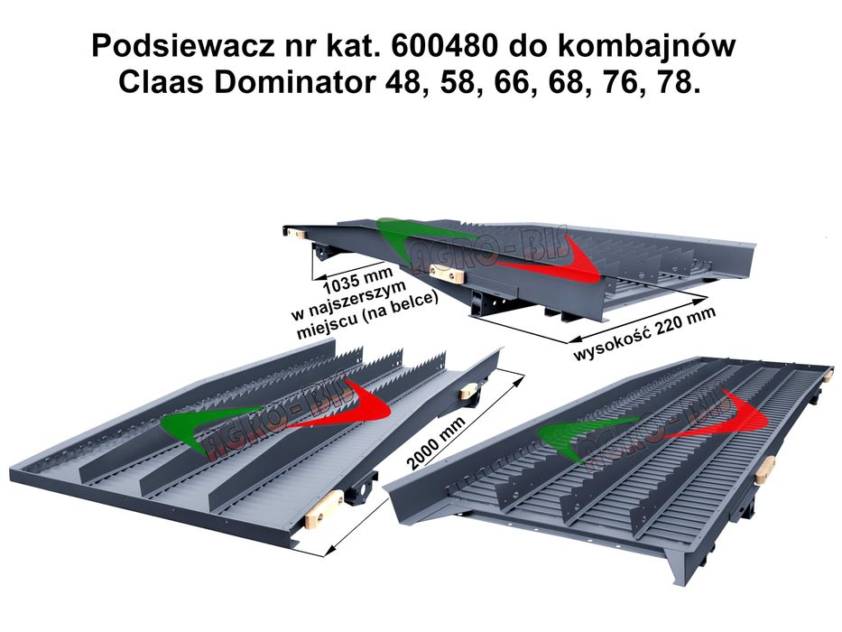 Podsiewacz 600480 Claas Dominator