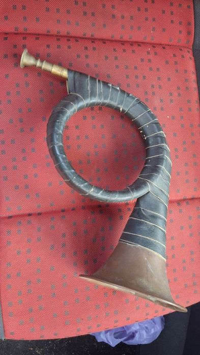 Corneta antiga de caça ou militar