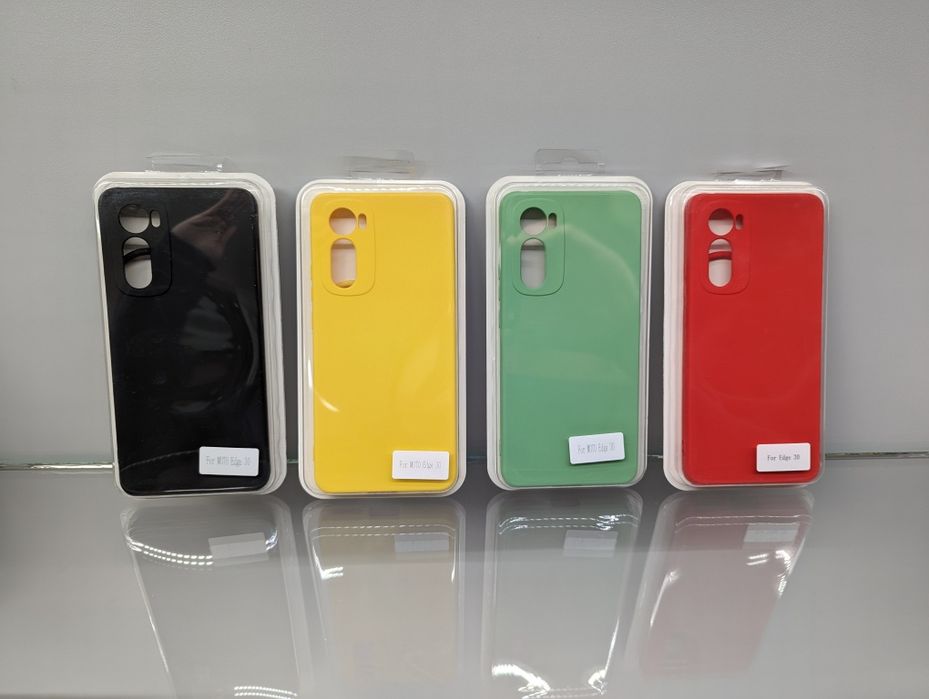 Противоударный чехол Motorola Edge 30 мікрофібра Софт Тач чохол