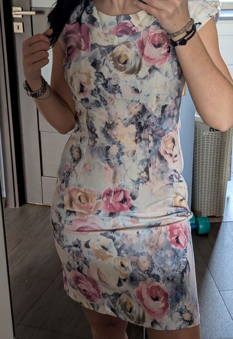 Sukienka letnia kwiaty 38