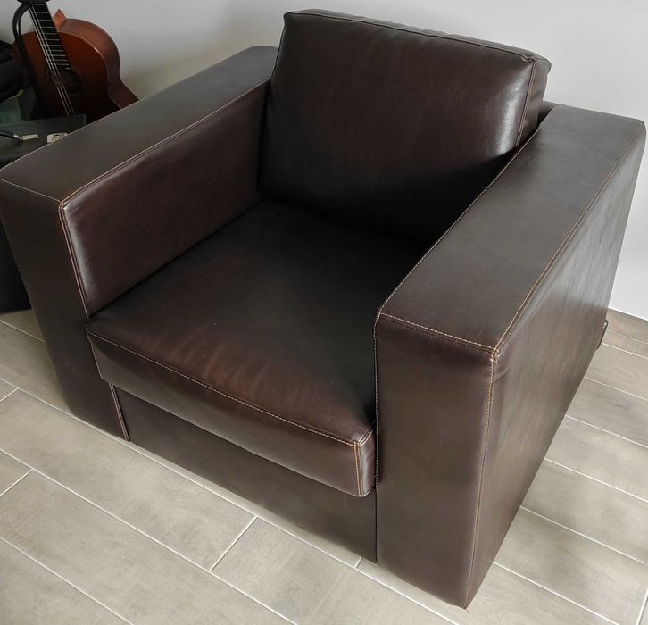 Sofás imitação pele