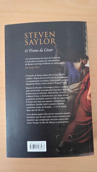 Livro "O Trono de César" de Steven Saylor