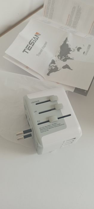 Adapter podróżny, przejściówka,USB