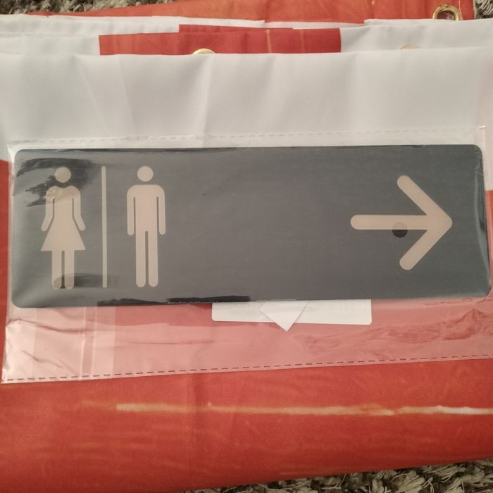 Placa indicadora de WC bidirecional