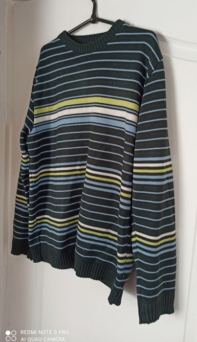 Sweter meski w paski