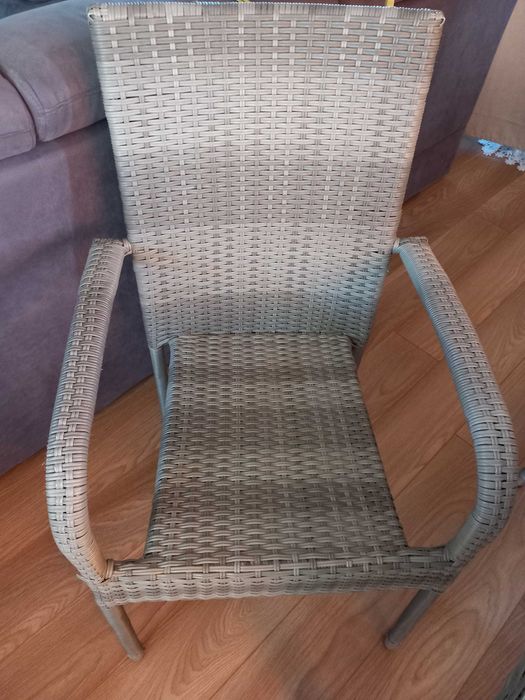 Meble ogrodowe, stół, krzesła