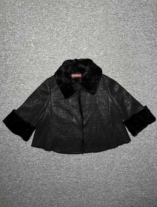 Жіноча дублянка/кейп MAX MARA Studio - 100% Овчина - Розмір М