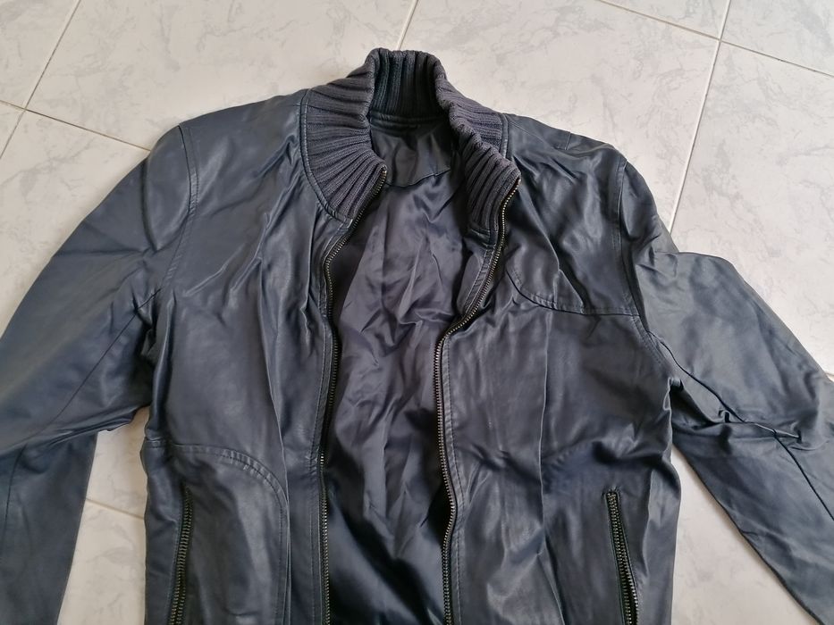 Blusão de homem pele sintética