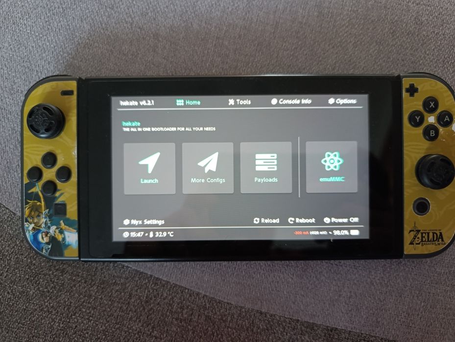 Nintendo Switch +  Atmosphere 19.0