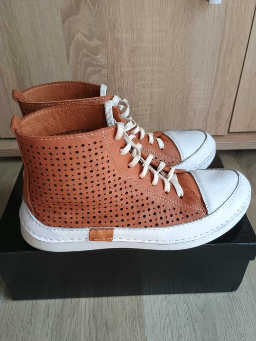 Skórzane Buty na lato