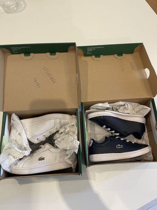 Buty dzieciece lacoste.