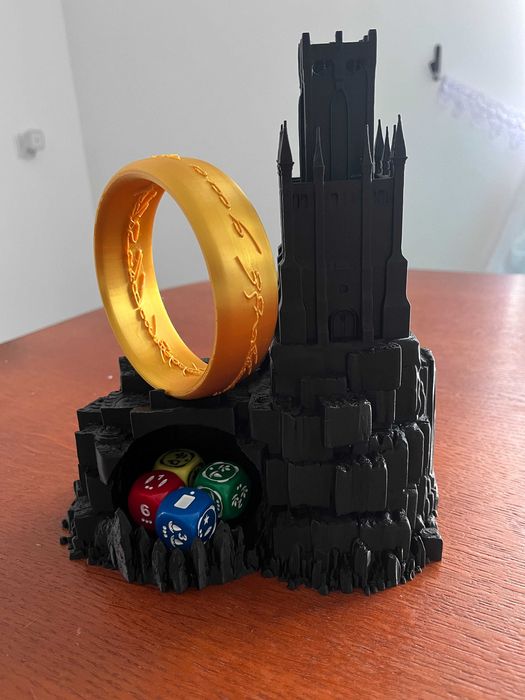 Wieża na kości (Dice Tower) – Władca Pierścieni: Barad-dûr | druk 3D