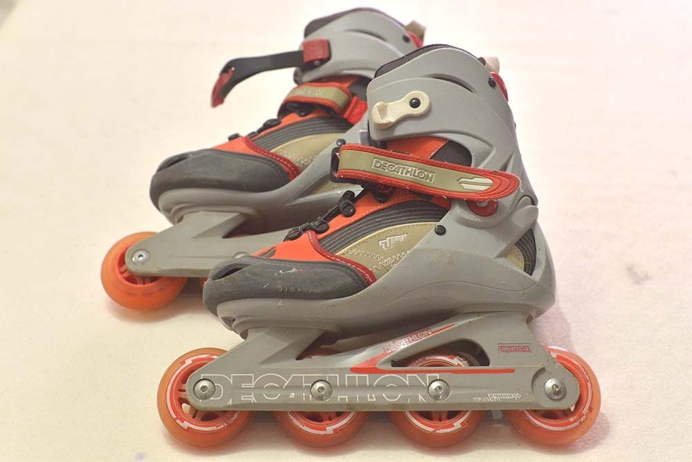 Patins em Linha + Acessórios protecção completos