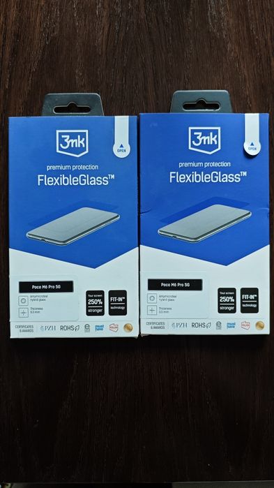 2x Szkło hybrydowe 3mk FlexibleGlass Poco M6 Pro 5G