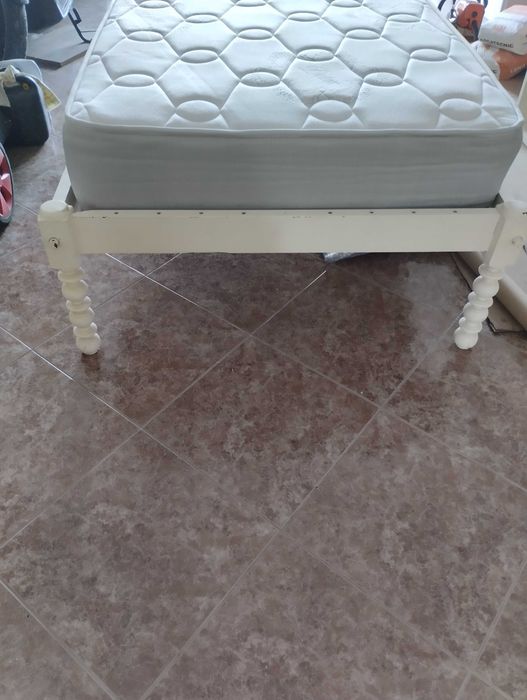Solid Wood Single Bed504633708449648642