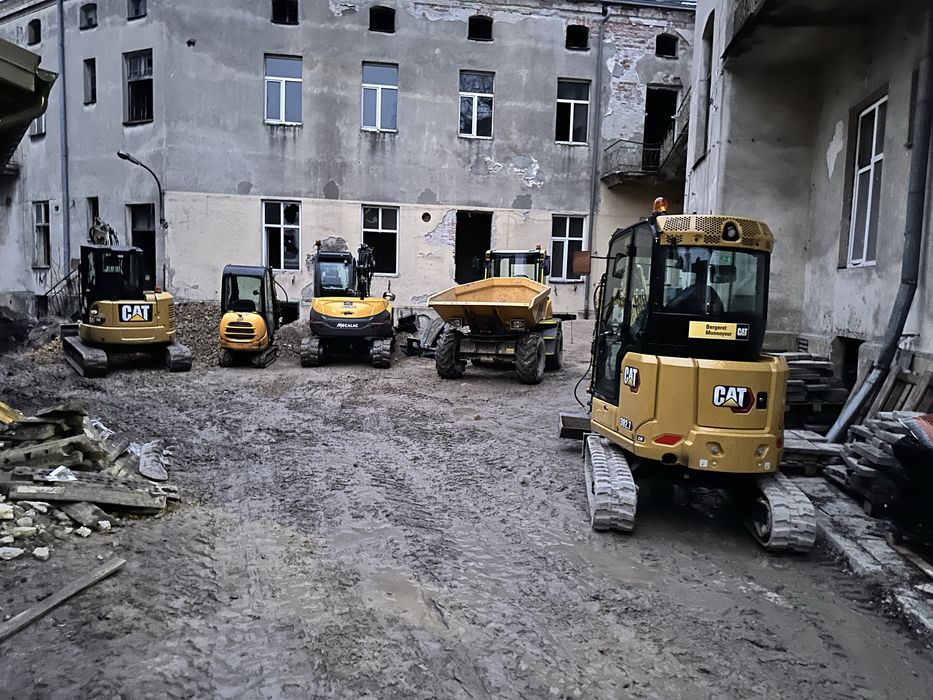 Prace ziemne uslugi minikoparka ,koparka wykopy przylacza