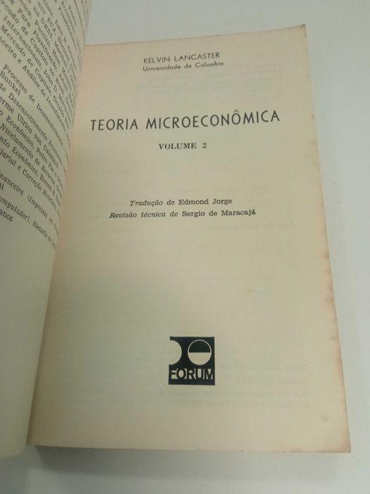 Teoria microeconómica, de Kelvin Lancaster