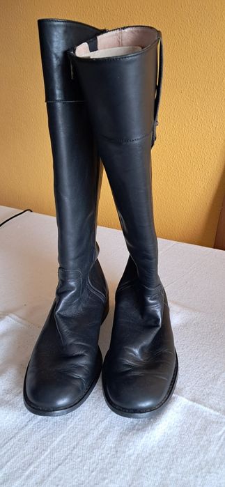 Botas de cano alto pretas