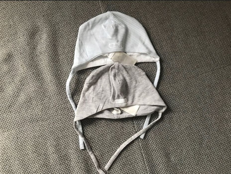 Zestaw czapeczek niemowlęcych h&m 68cm, 4-6 mies