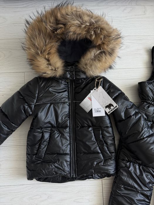 Комбінезон зимовий дитячий роздільний BEWARM Umka Royal Black 104-110