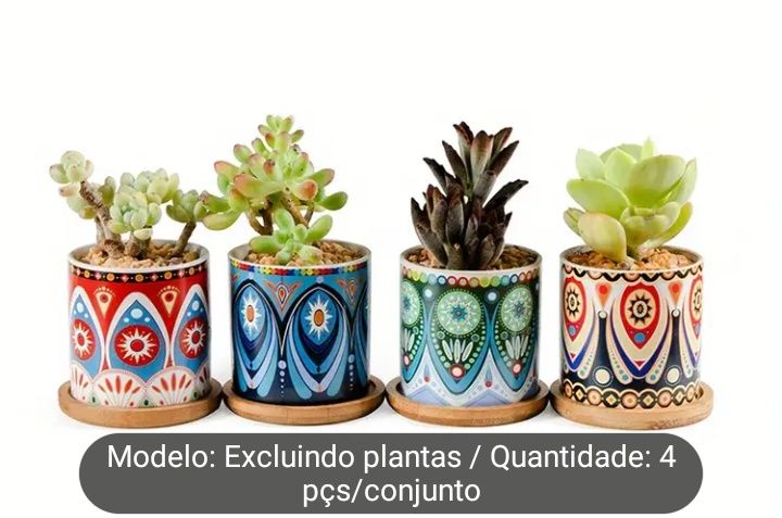 Vasinhos para suculentas