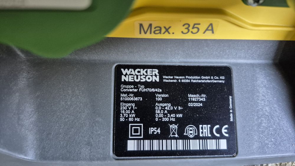 Wacker Neuson Converter Fuh 70/6/42s