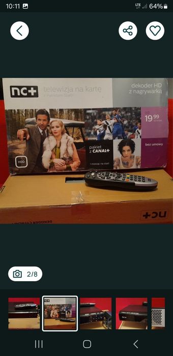 Dekoder ITI 5800SX nc+ HD cyfrowa nagrywarka