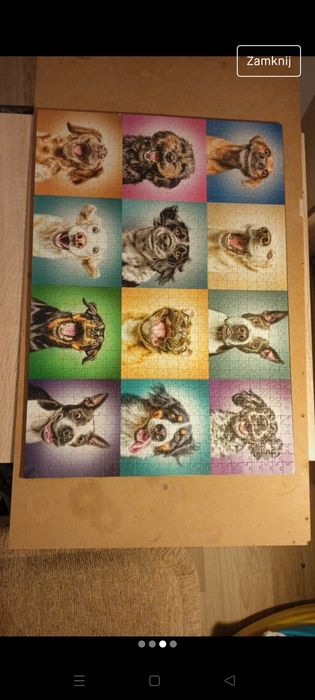 Puzzle 1000 wesołe pieski