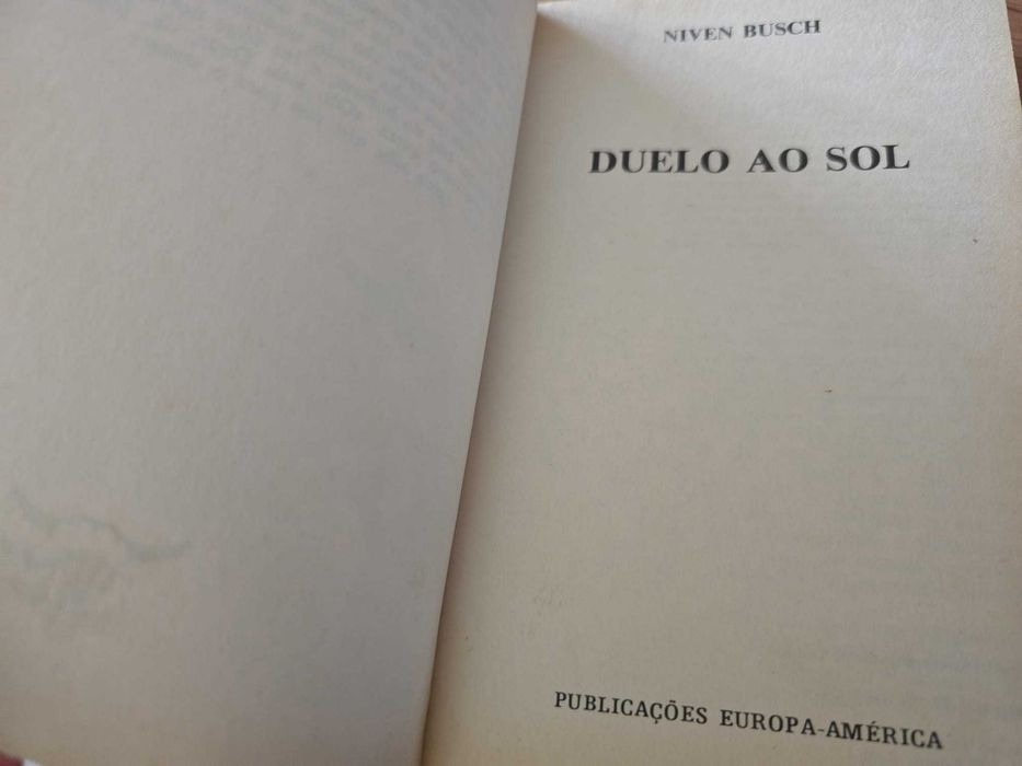 Duelo ao Sol - Niven Busch