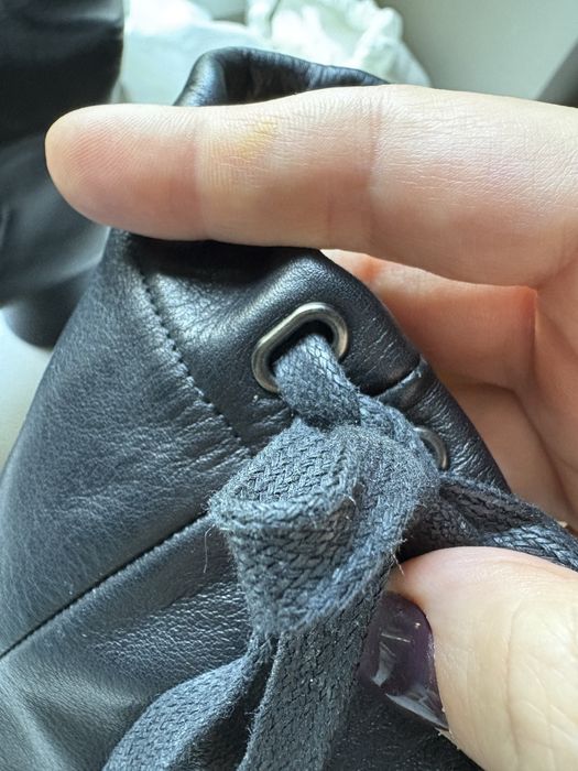 MAISON MARGIELA Чорні шкіряні ботильйони оригінал  Табі