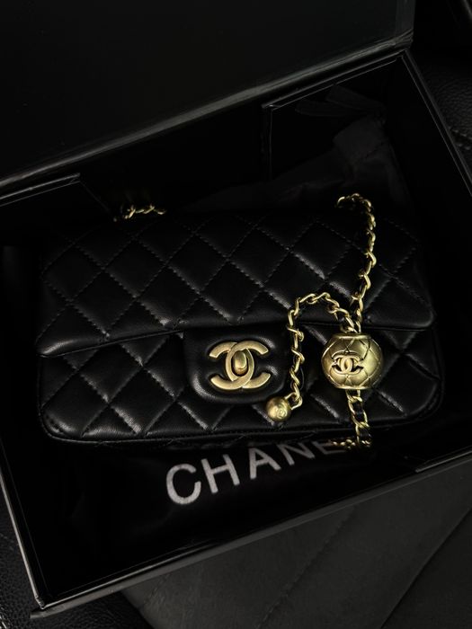 Розкішна жіноча брендова сумка Chanel з натуральної шкіри