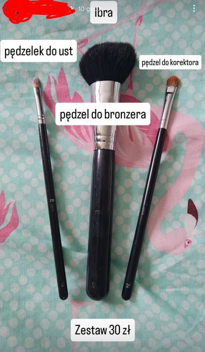 Pędzle do makijażu.