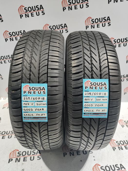 2 pneus semi novos 235-60R18 Goodyear - Oferta dos Portes