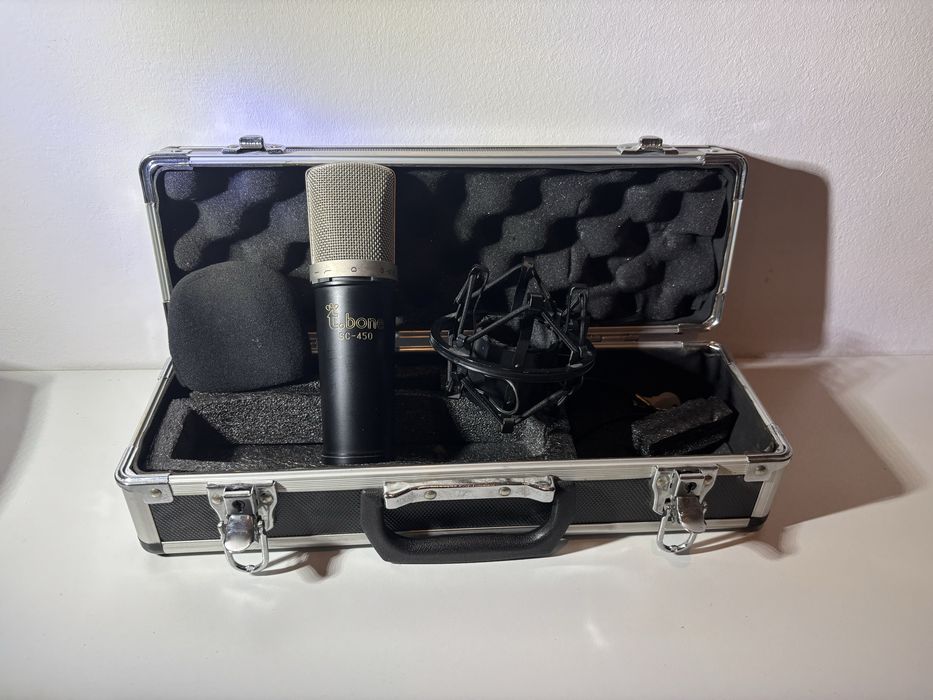 Mikrofon pojemnościowy wielkomembranowy t.bone SC 450
