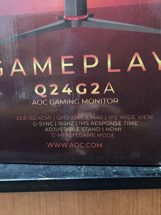 Monitor Gaming AOC Q24G2A QHD 165Hz