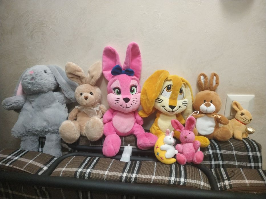 м'яка іграшка мягкая игрушка заєць ведмідь собачка мишка леопард