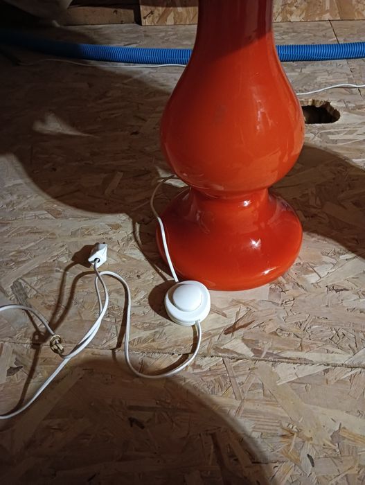 Lampa antyk że szkła.
