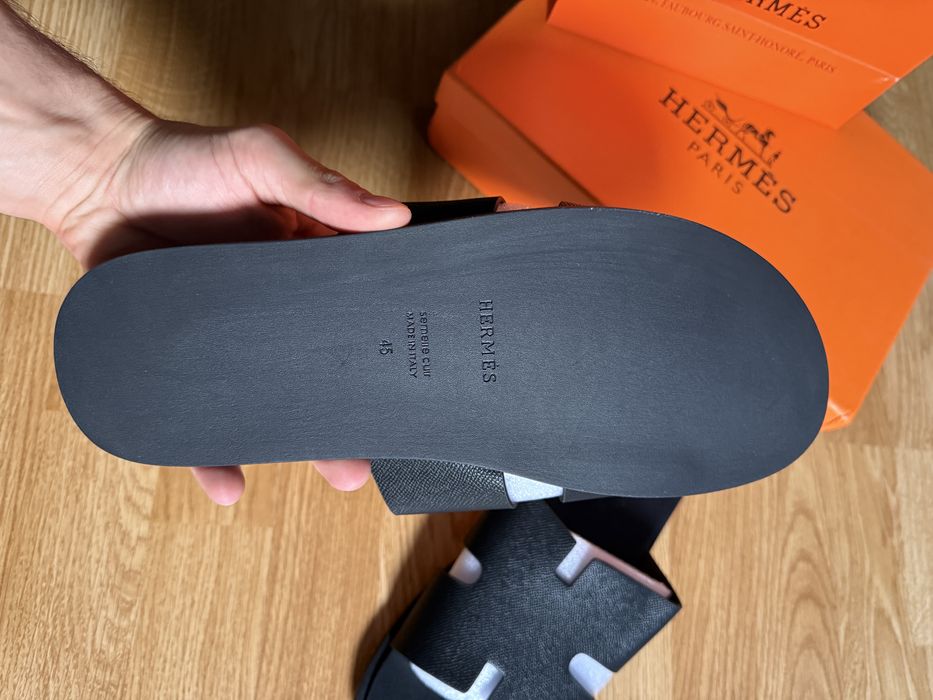 Мужские тапки Hermes