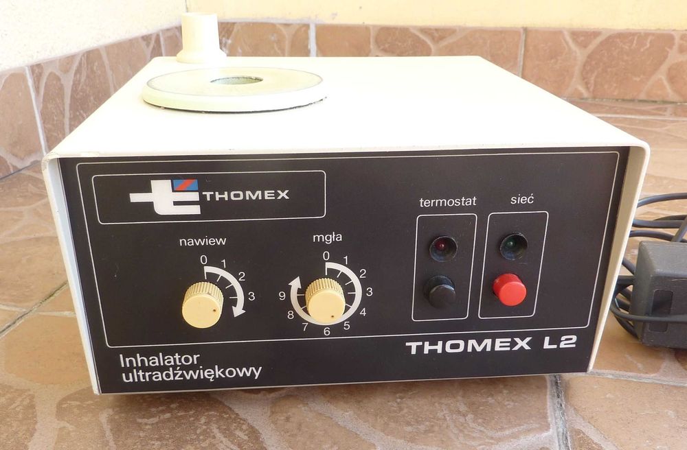 inhalator ultradźwiękowy THOMEX L-2 - 230V / 50 Hz / 300 W - 1989r.