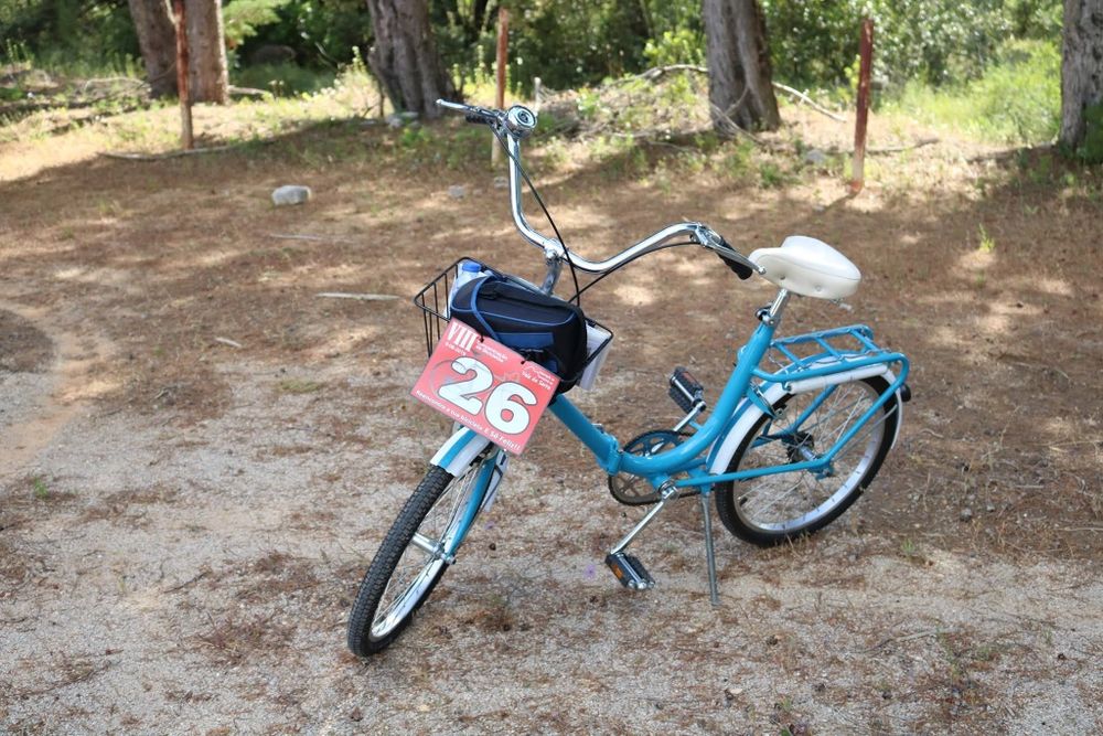 Bicicleta antiga restaurada