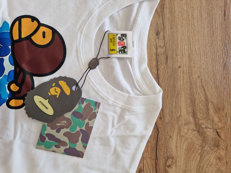 Koszulka Bape baby milo niebieska