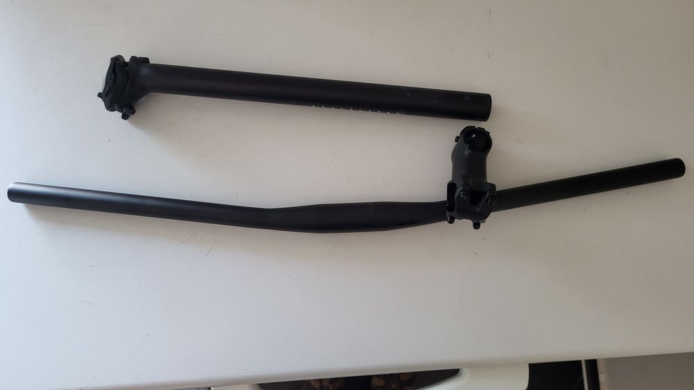 Guiador, avanço e espigão KTM TEAM