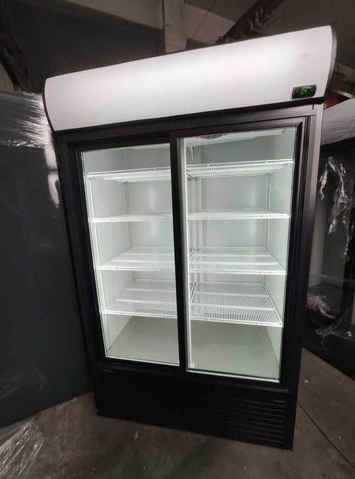 Холодильна шафа вітрина Inter 1200 Антрацит. Є сервіс, гарантія 2 міс