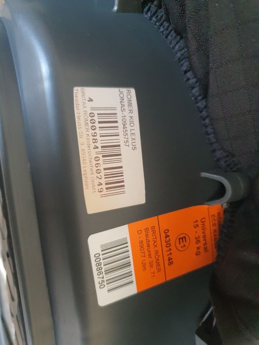 Lexus- Cadeira Britax Romer 2/3