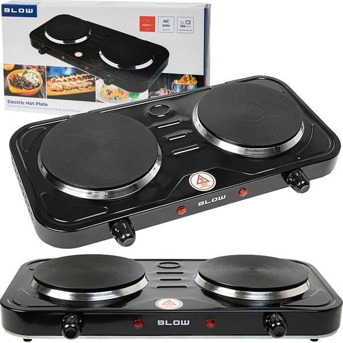 Kuchenka elektryczna dwupalnikowa przenośna turystyczna BLOW 44-044#