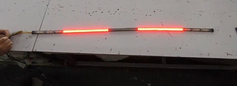 Fita led traseira 1,80m carro carrinha autocaravanas